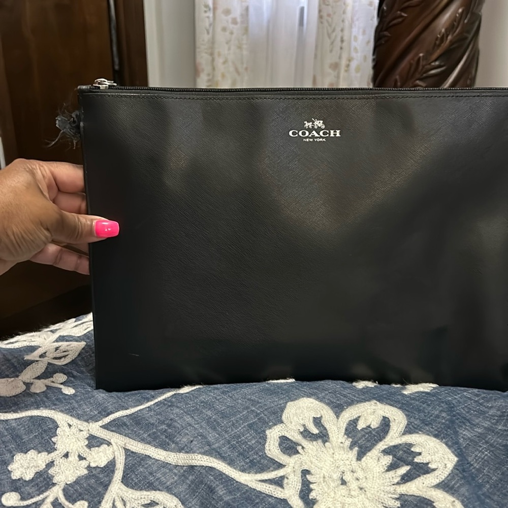 Coach laptop case